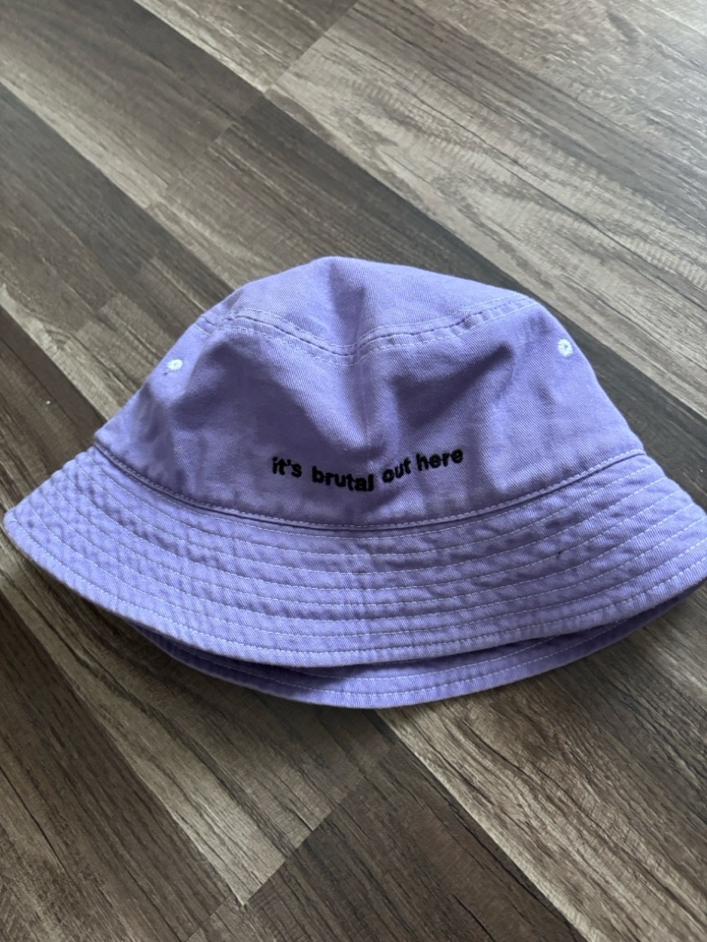 Olivia Rodrigo "It's Brutal out here" purple bucket hat
